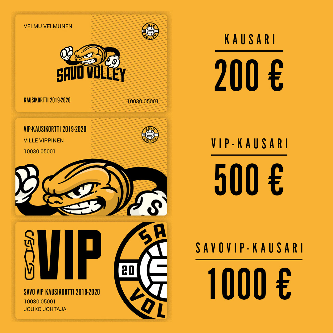 Savo Volleyn kausikortit nyt myynnissä