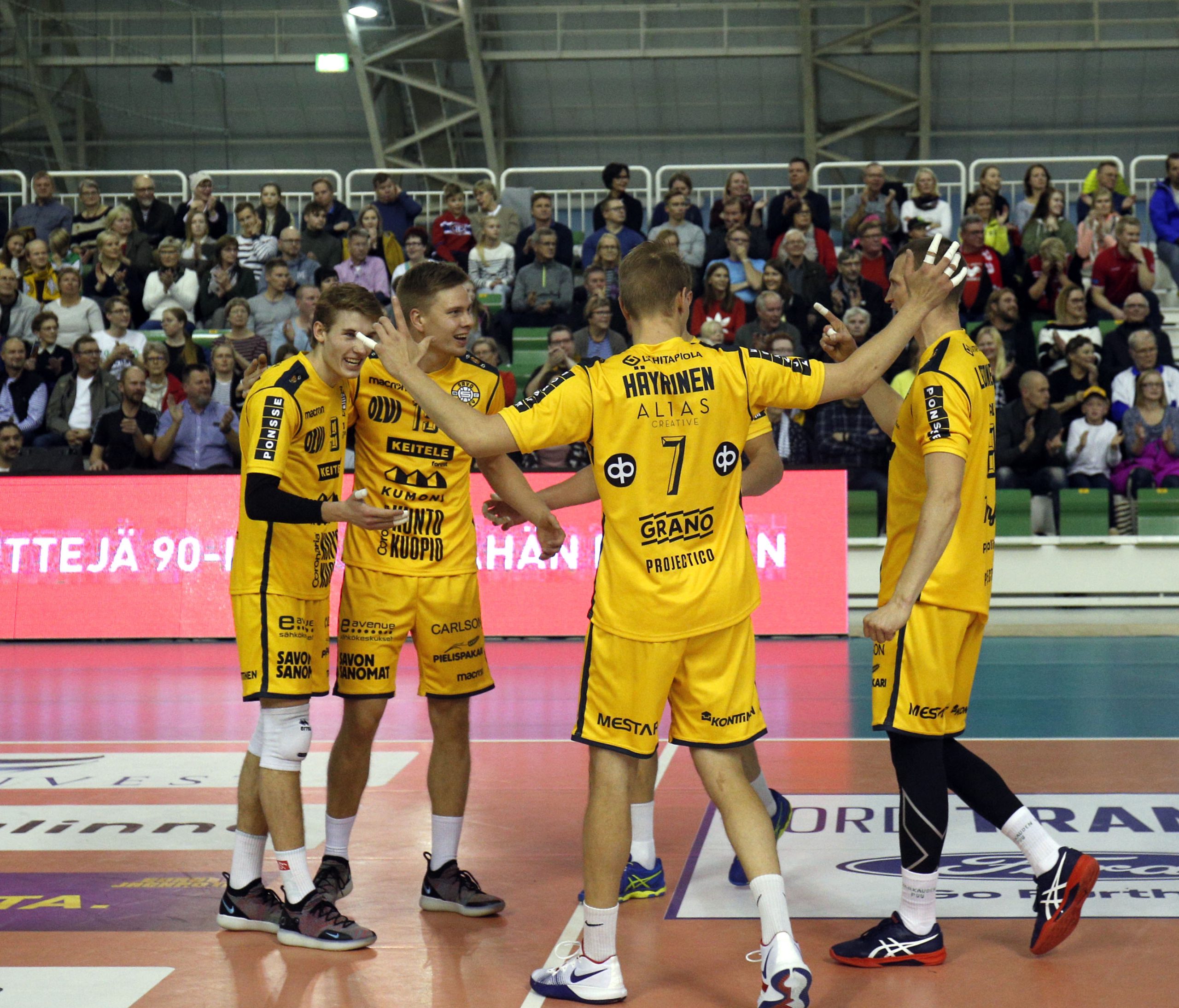 Savo Volley nappasi voiton VaLePasta Kuopio-hallin hurmoksessa