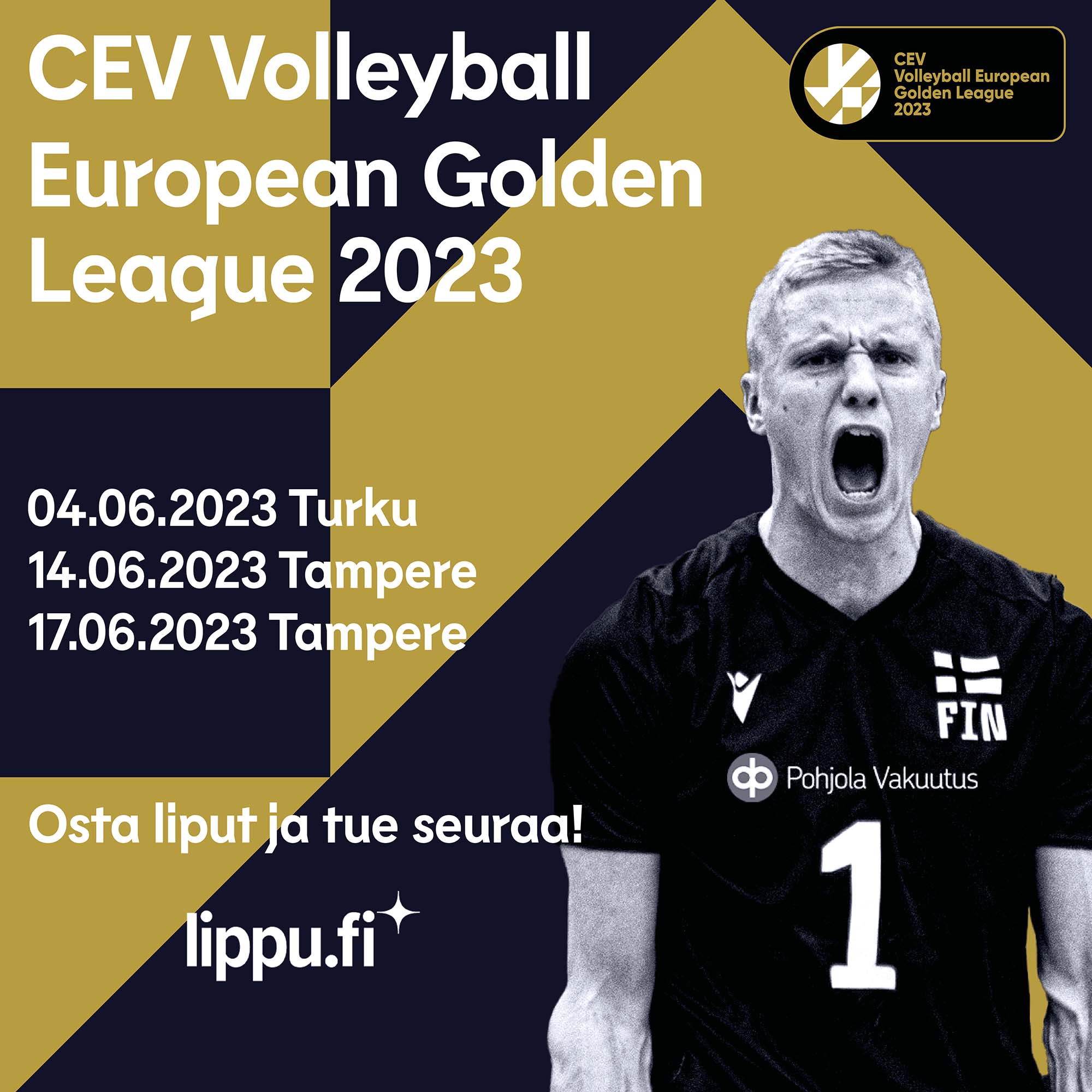 Osta lippu Kultaisen liigan otteluun ja tue samalla Savo Volleyta